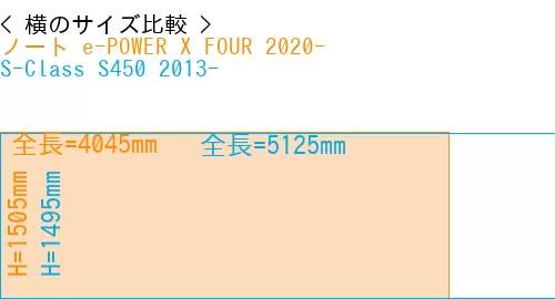 #ノート e-POWER X FOUR 2020- + S-Class S450 2013-